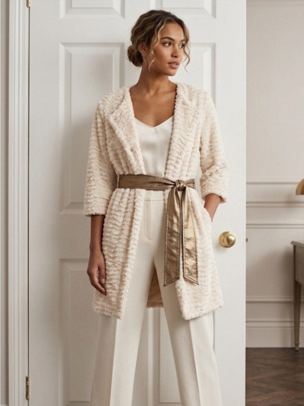 Bizz Boutique Brand Soft faux fur coat